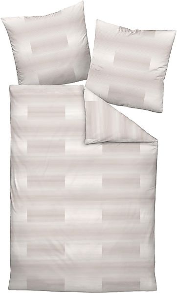 Janine Janine Mako-Satin Bettwäsche MILANO 45105 beige Größe:  155x200 cm + günstig online kaufen