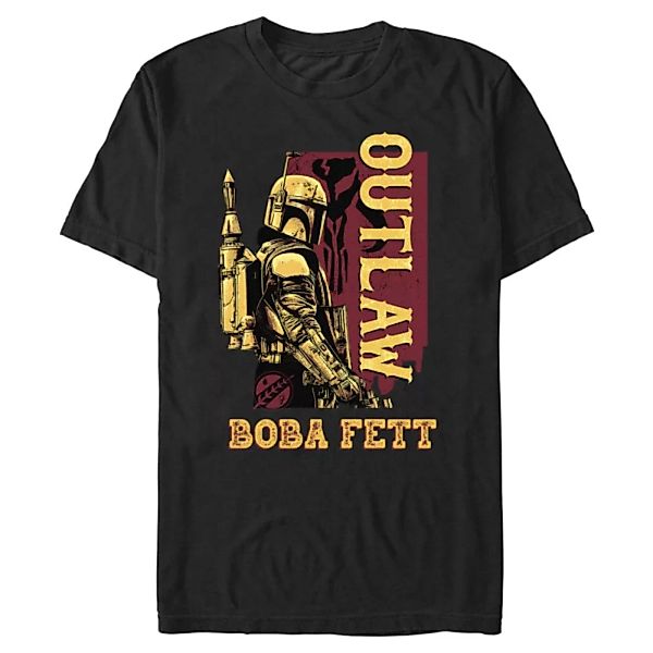 Star Wars - Book of Boba Fett - Boba Fett Outlaw - Männer T-Shirt günstig online kaufen