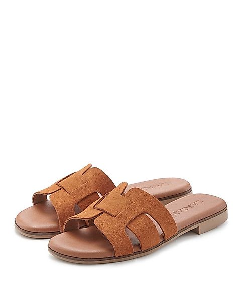 LASCANA Mule, Sandale, offener Schuh Pantolette aus hochwertigem Leder günstig online kaufen