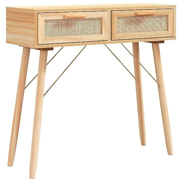 furnicato Konsolentisch Braun 80x30x75 cm Massivholz günstig online kaufen