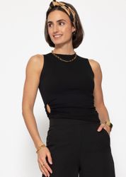 SASSYCLASSY T-Shirt Figurbetontes Strick-Top Damen mit günstig online kaufen