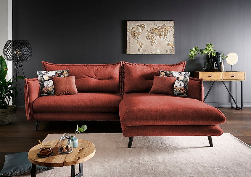 INOSIGN Ecksofa Lazio modernes Design, bequem, günstig online kaufen