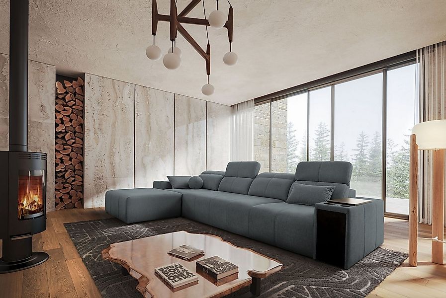 Kaiser Möbel Ecksofa mit Schlaffunktion, USB und verstellbarer Rückenlehne günstig online kaufen