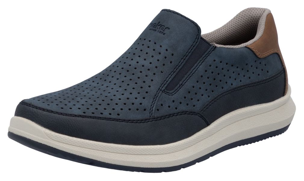 Rieker Slip-On Sneaker, Slipper, Schlupfschuh, Halbschuh mit seitlichen Str günstig online kaufen