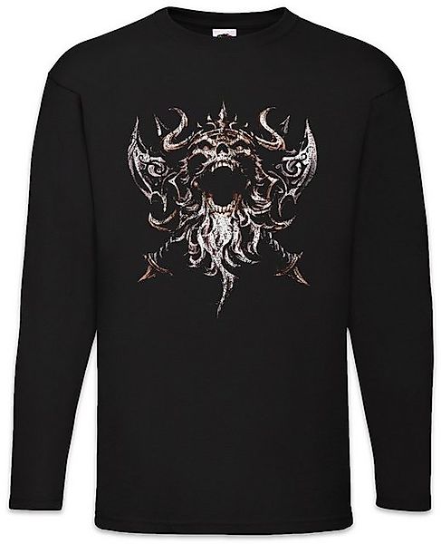 Urban Backwoods Langarmshirt Viking Skull V Langarm T-Shirt Runen Walhalla günstig online kaufen