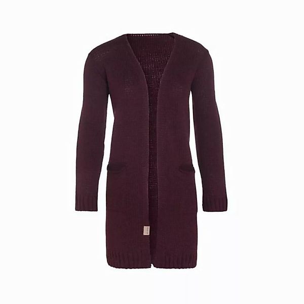 Knit Factory Strickjacke Ruby Strickjacken 40/42 Glatt Lila (1-tlg) modern günstig online kaufen