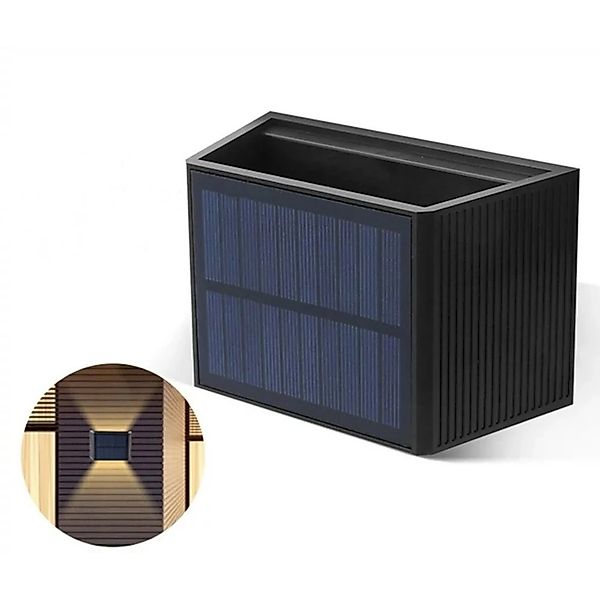 LED's Work Solar-Außenleuchte 1,5 W 100,m 2.700 K IP65 Schwarz günstig online kaufen