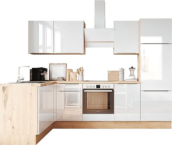 RESPEKTA Winkelküche "Safado aus der Serie Marleen" Breite 280 cm, mit Soft günstig online kaufen