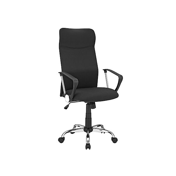 Songmics Bürostuhl Ergonomisch Höhenverstellbar Neigbar Schwarz günstig online kaufen