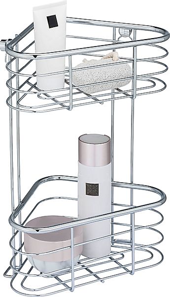 WENKO Badregal "Trestina", Eckablage, 2 Etagen günstig online kaufen