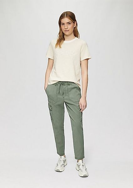 s.Oliver 7/8-Hose Strukturierte Jogpants mit Cargo-Taschen aus Viskosemix D günstig online kaufen