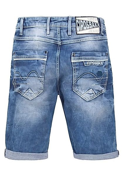 Cipo & Baxx Bermudas in Denim und mit markanten Taschen günstig online kaufen
