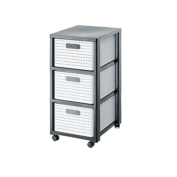 ROTHO Aufbewahrungsbox Country Rollcontainer mit 3 günstig online kaufen