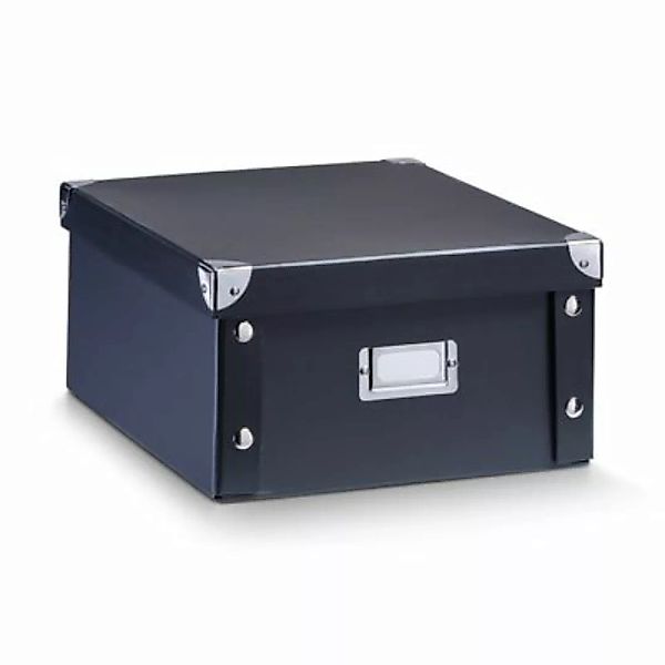 HTI-Living Aufbewahrungsbox, Pappe Schwarz 26 x 31 x 26 cm schwarz günstig online kaufen