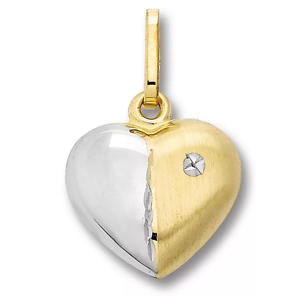 ONE ELEMENT Kette mit Anhänger "Herz Herz Anhänger aus 333 Gelbgold", Damen günstig online kaufen