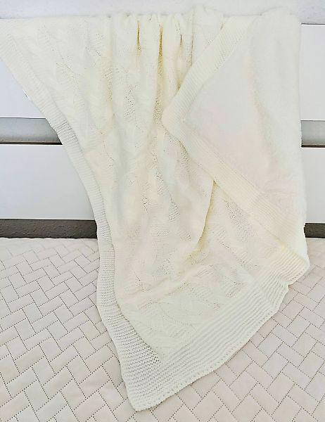 Babydecke Kuscheldecke, NoblesBox, Innen Wollig, Strickdecken günstig online kaufen