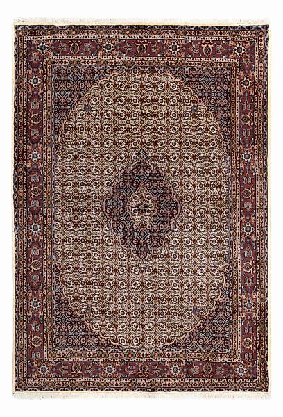 morgenland Wollteppich »Moud Medaillon Beige 193 x 149 cm«, rechteckig günstig online kaufen