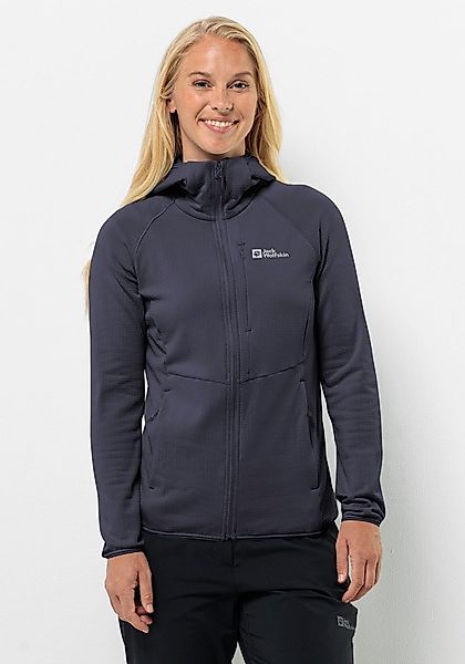Jack Wolfskin Fleecejacke "KOLBENBERG HOODED FZ W" mit Kapuze günstig online kaufen