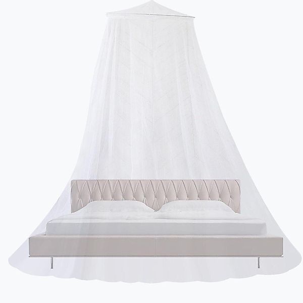 LuxusKollektion Moskitonetz Moskitonetz Doppelbett Baldachin weiß, günstig online kaufen
