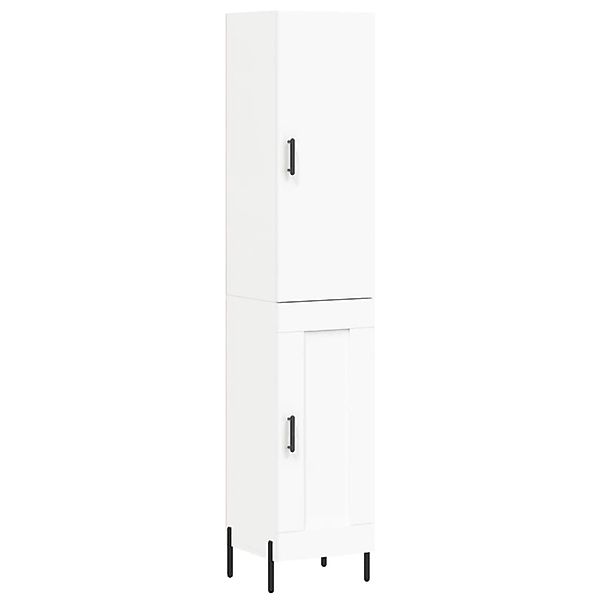 vidaXL Highboard Weiß 34,5x34x180 cm Holzwerkstoff 3199113 günstig online kaufen