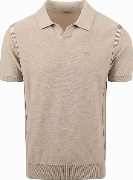 Dstrezzed Polo Melange Slub Beige - Größe 3XL günstig online kaufen