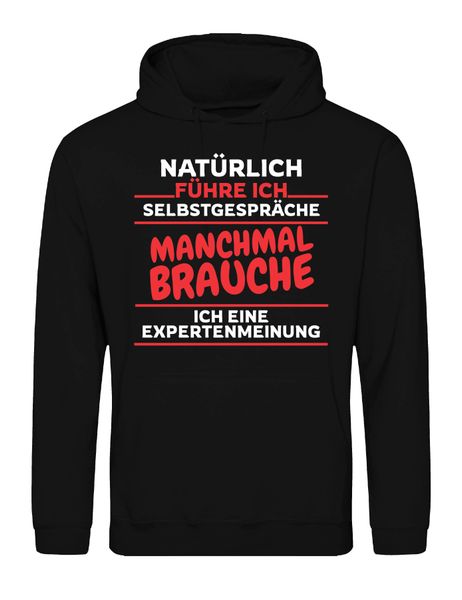 Youth Designz Kapuzenpullover "Selbstgespräche" Herren Hoodie günstig online kaufen