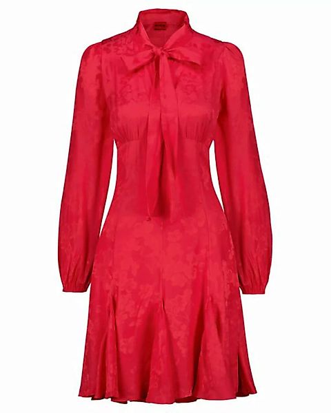 HUGO Minikleid Damen Kleid mit Schluppe KAHERE-1 (1-tlg) günstig online kaufen