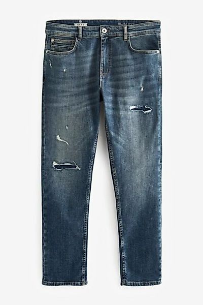 Next Slim-fit-Jeans Slim Fit Jeans mit Rissen (1-tlg) günstig online kaufen