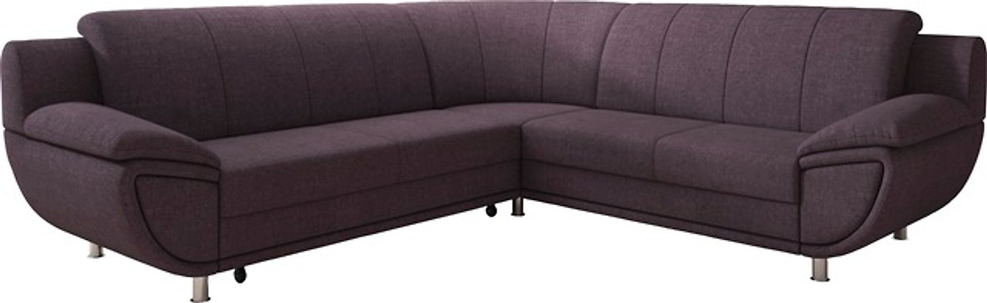 TRENDMANUFAKTUR Ecksofa »Rondo II, zeitlos & elegant, bequeme Armlehnen, L- günstig online kaufen