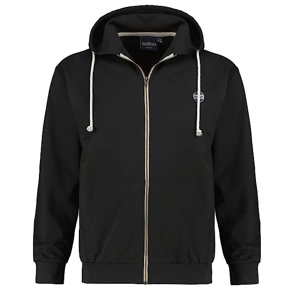North Sweatjacke aus Baumwolle Farbe schwarz Größe: 5XL günstig online kaufen