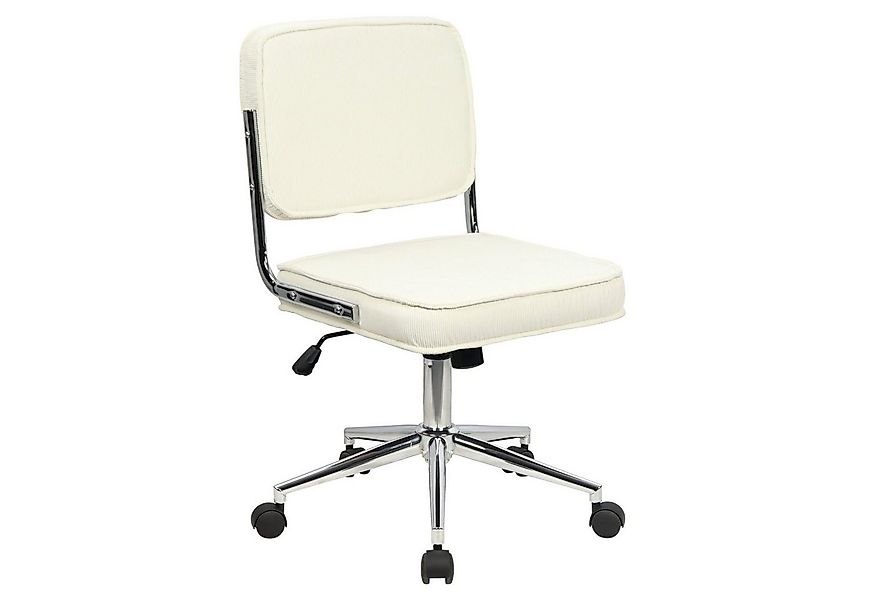 SVITA Schreibtischstuhl LIV, Höhenverstellbar, Bezug aus Cord, Bürostuhl, R günstig online kaufen