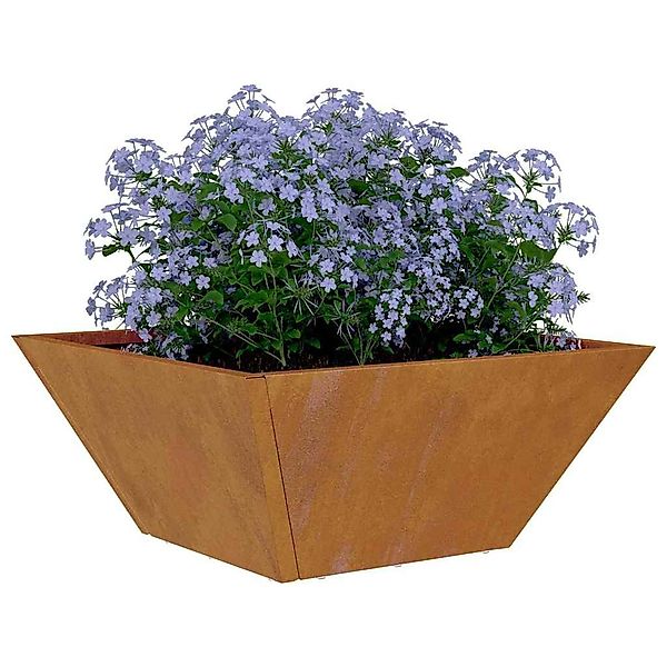 vidaXL Blumentopf Garten Schüssel Pflanzer Rostig günstig online kaufen