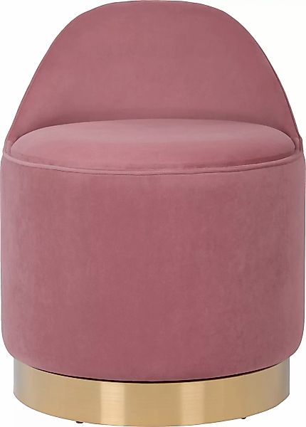 Hocker Viktor 100 braun H/D: ca. 68x52 cm günstig online kaufen