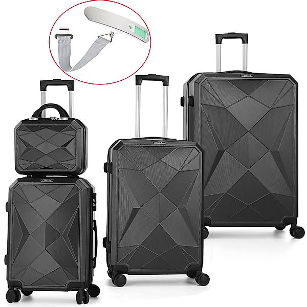 oyajia Kofferset Hartschalen Kofferset 4-teilig 12/20/24/28 günstig online kaufen