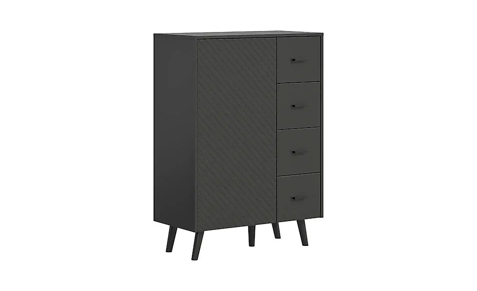 Highboard  Linea ¦ grau ¦ Maße (cm): B: 84 H: 114 Kommoden & Sideboards > H günstig online kaufen