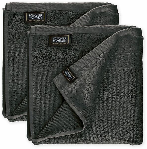 SCHÖNER WOHNEN-Kollektion Handtücher "Sense" mit Velourborte, hautschmeiche günstig online kaufen