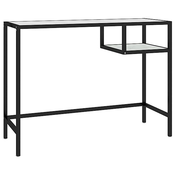 vidaXL Schreibtisch Computertisch Weiß Marmor 100x36x74 günstig online kaufen