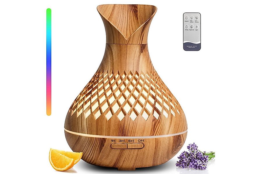 KNKA Luftbefeuchter Aroma Diffuser Luftbefeuchter für Ätherische Öle mit Ti günstig online kaufen