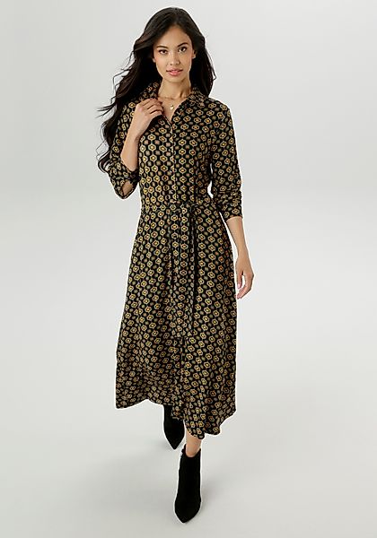 Aniston SELECTED Jerseykleid mit Retromuster und günstig online kaufen