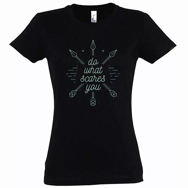 Youth Designz T-Shirt "Do What Scares You" Damen Shirt mit trendigem Frontp günstig online kaufen