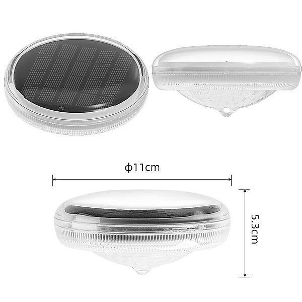 JOYOLEDER LED Solarleuchte Runde Solarlampe schwimmfähig günstig online kaufen