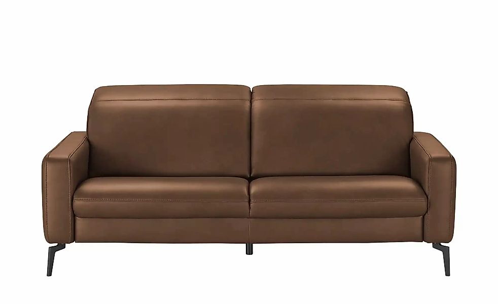 Hukla Einzelsofa  Jona ¦ braun ¦ Maße (cm): B: 214 H: 88 T: 105.0 Polstermö günstig online kaufen