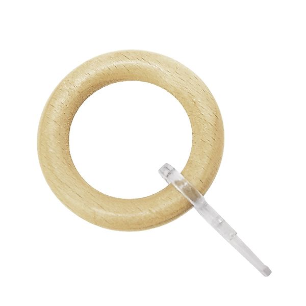 Gardinia Holz-Ringe Country Ø 25 mm Buche 10-er Pack günstig online kaufen