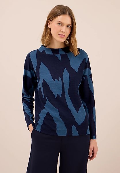 Cecil Langarmshirt, mit grafischem Muster günstig online kaufen