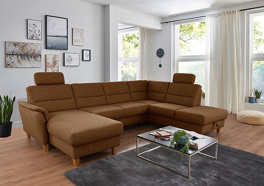 Home affaire Wohnlandschaft Palmera U-Form, B: günstig online kaufen