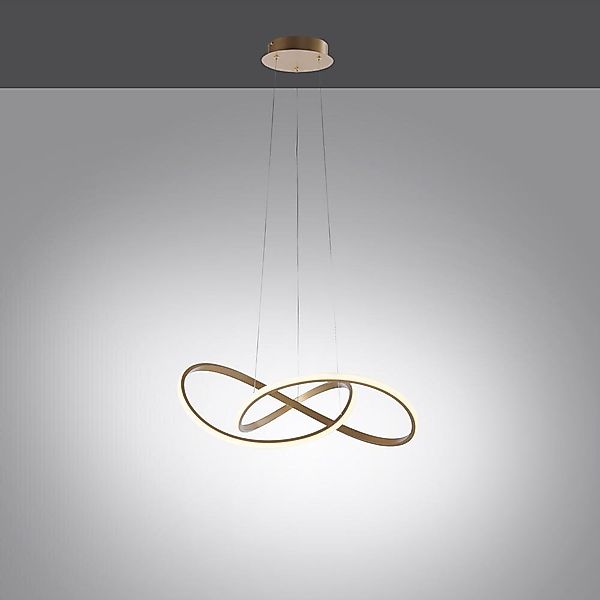 LED Pendelleuchte Maria in Gold 25W 3250lm günstig online kaufen