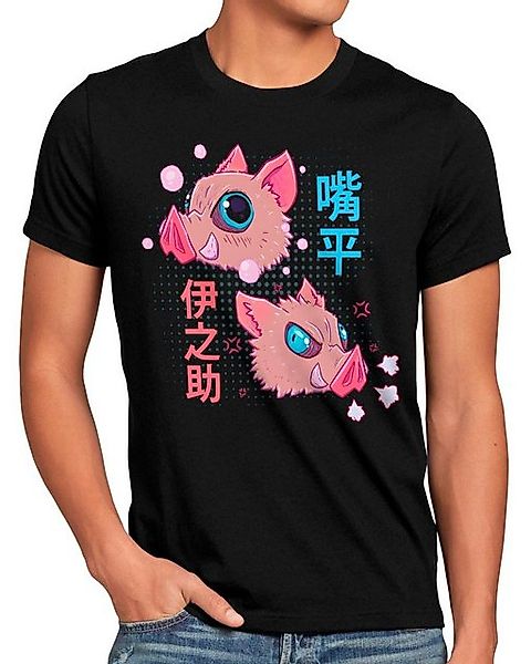 style3 T-Shirt Boar Inosuke demon slayer anime japan manga cosplay günstig online kaufen