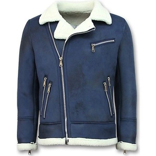 Tony Backer  Lederjacken Shearling Jacke Lammfell Jacke Mit günstig online kaufen