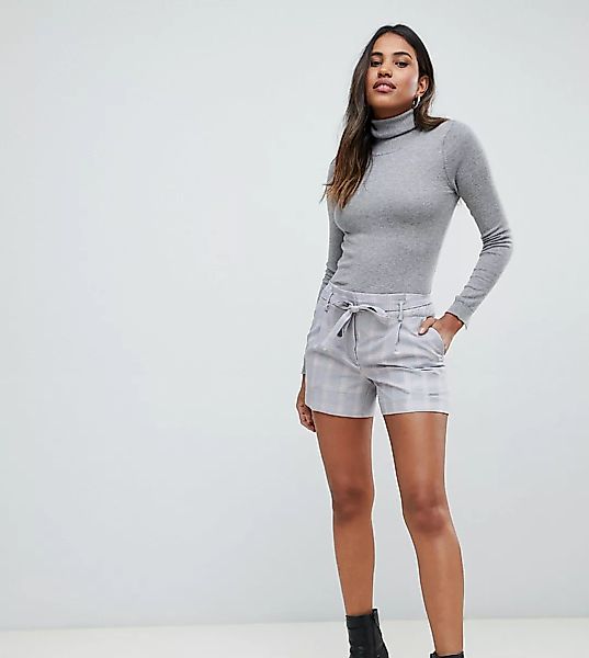 Oasis – Karierte Shorts in guter Passform-Mehrfarbig günstig online kaufen