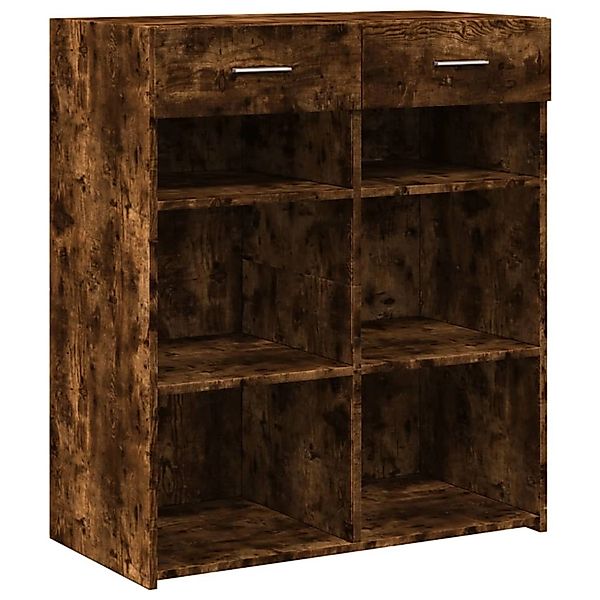 vidaXL Sideboard Räuchereiche 80x42,5x93 cm Holzwerkstoff 3281480 günstig online kaufen